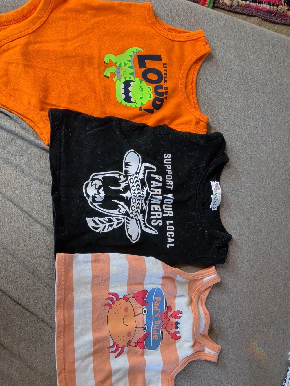 3-6 Month - Tank Top 3-Pack And Pants